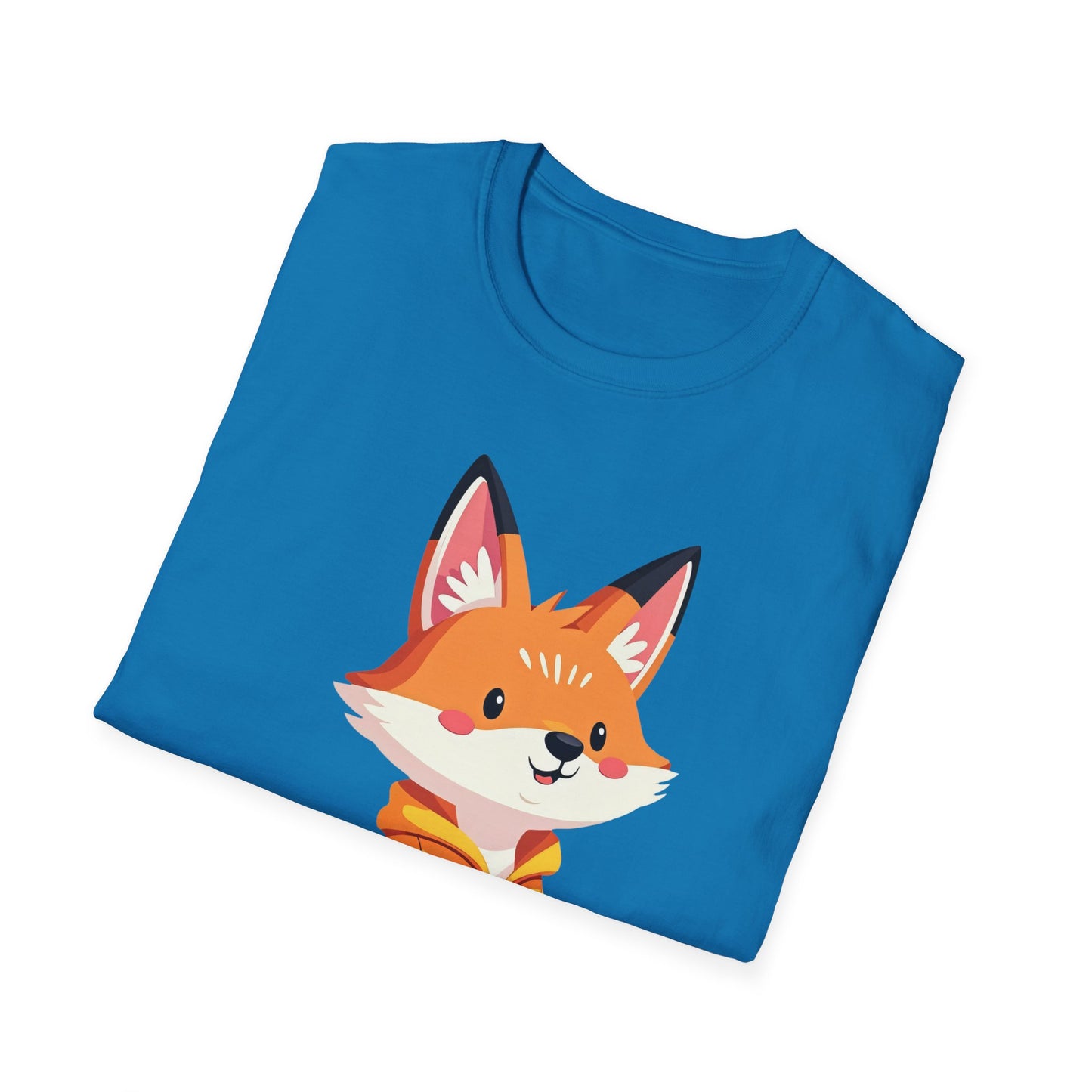 Fox in a Hoodie T-Shirt - Comfy Fox Tee