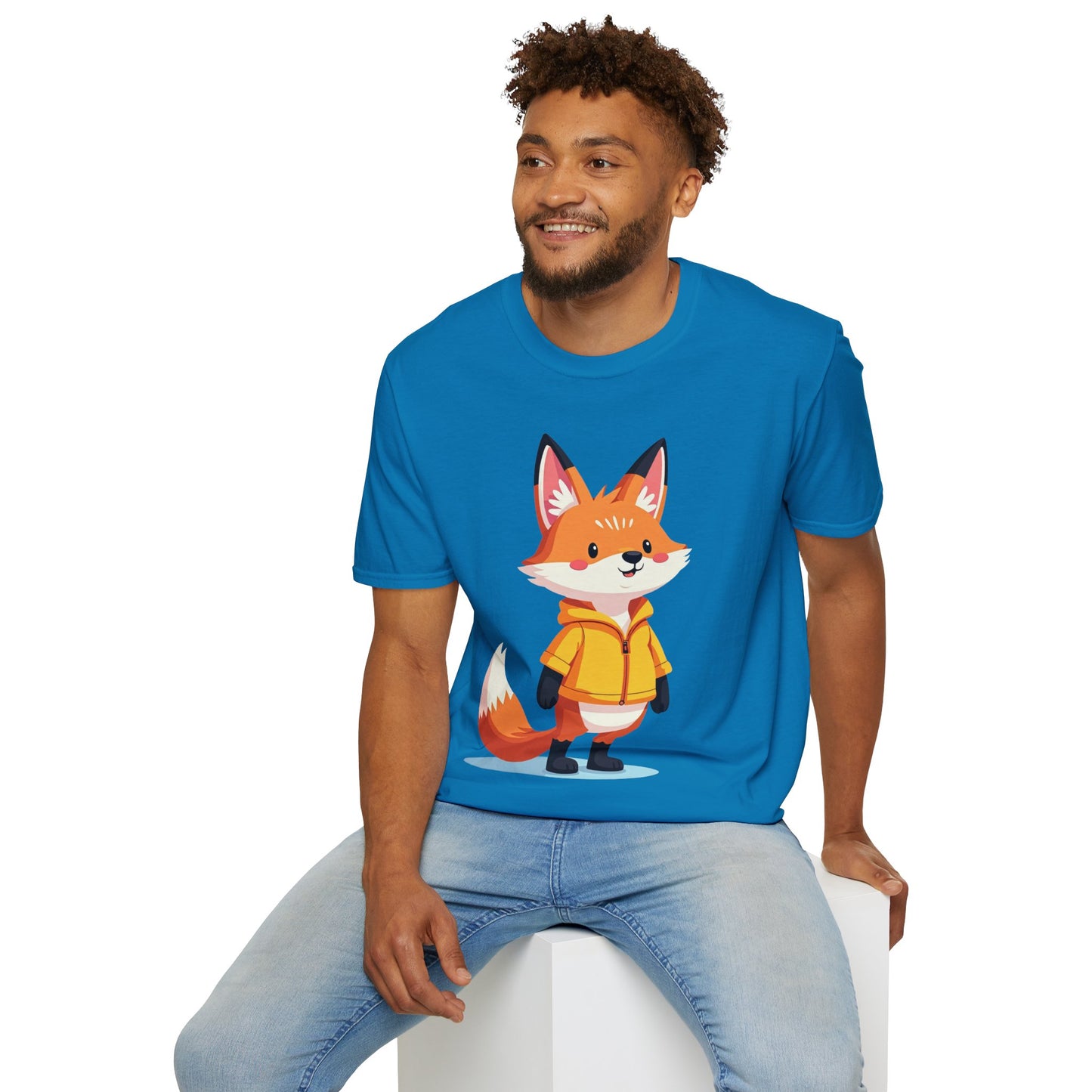 Fox in a Hoodie T-Shirt - Comfy Fox Tee