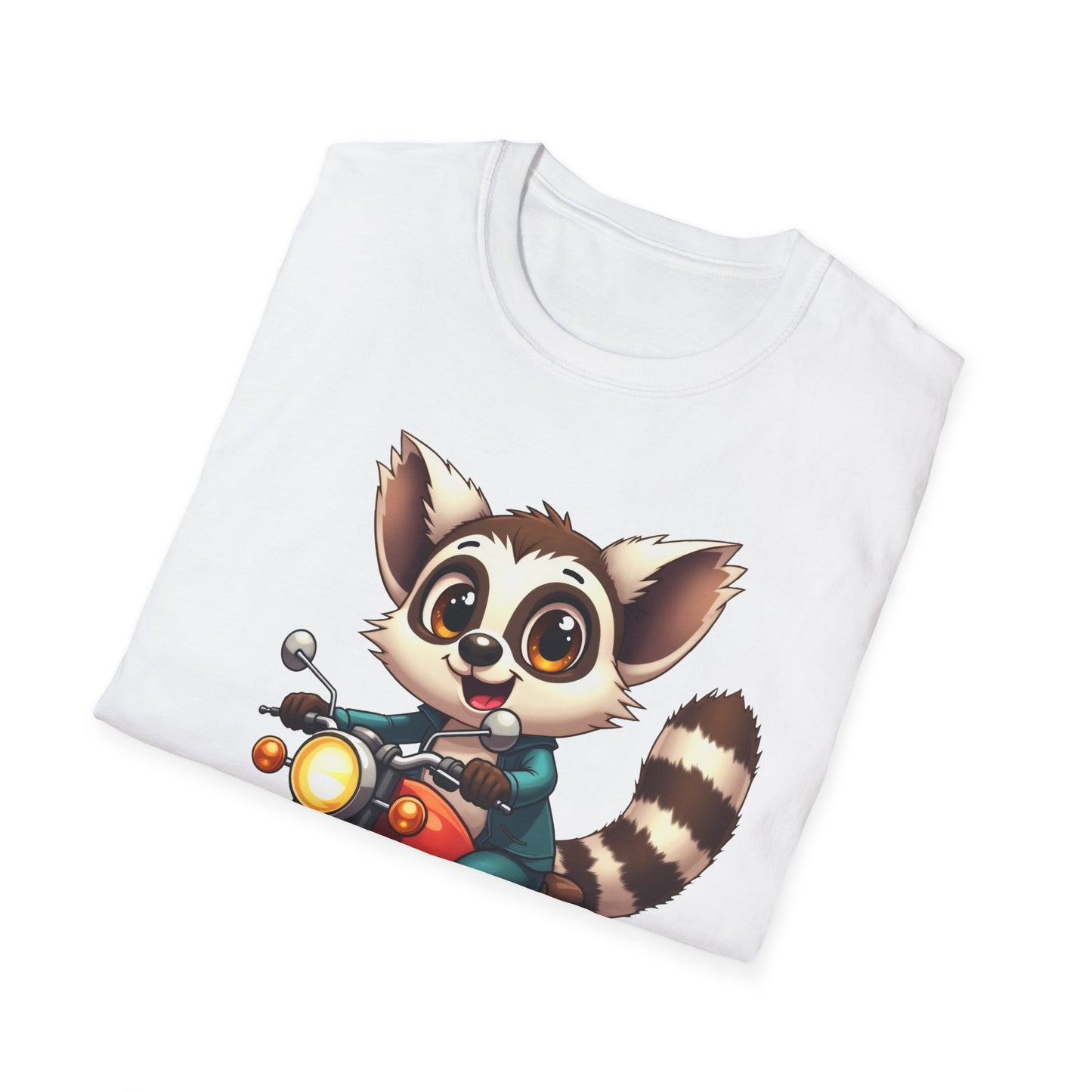 Lemur Motorcycle T-Shirt - Lemur riding a motorcycle