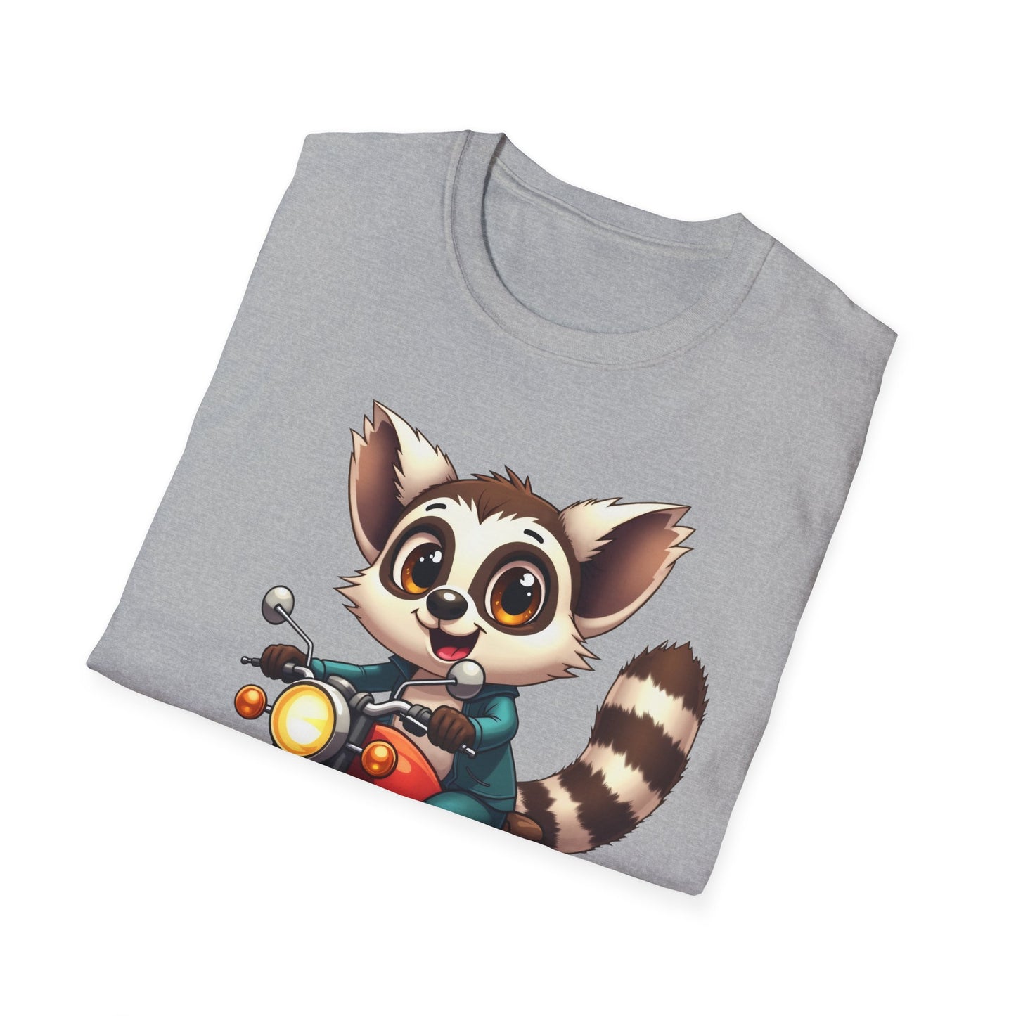 Lemur Motorcycle T-Shirt - Lemur riding a motorcycle