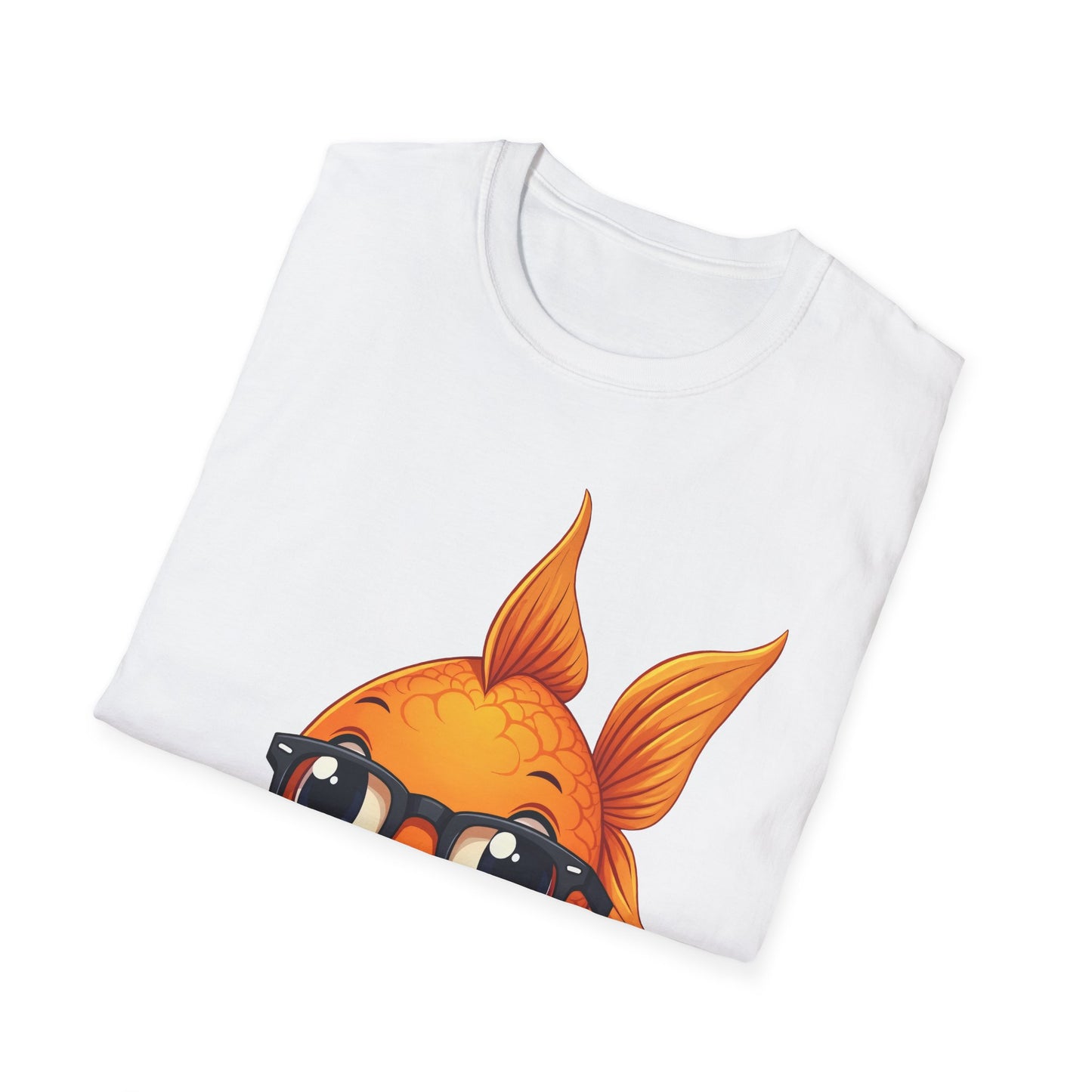 Goldfish Reading Book Unisex T-Shirt - Smart Goldfish Tee