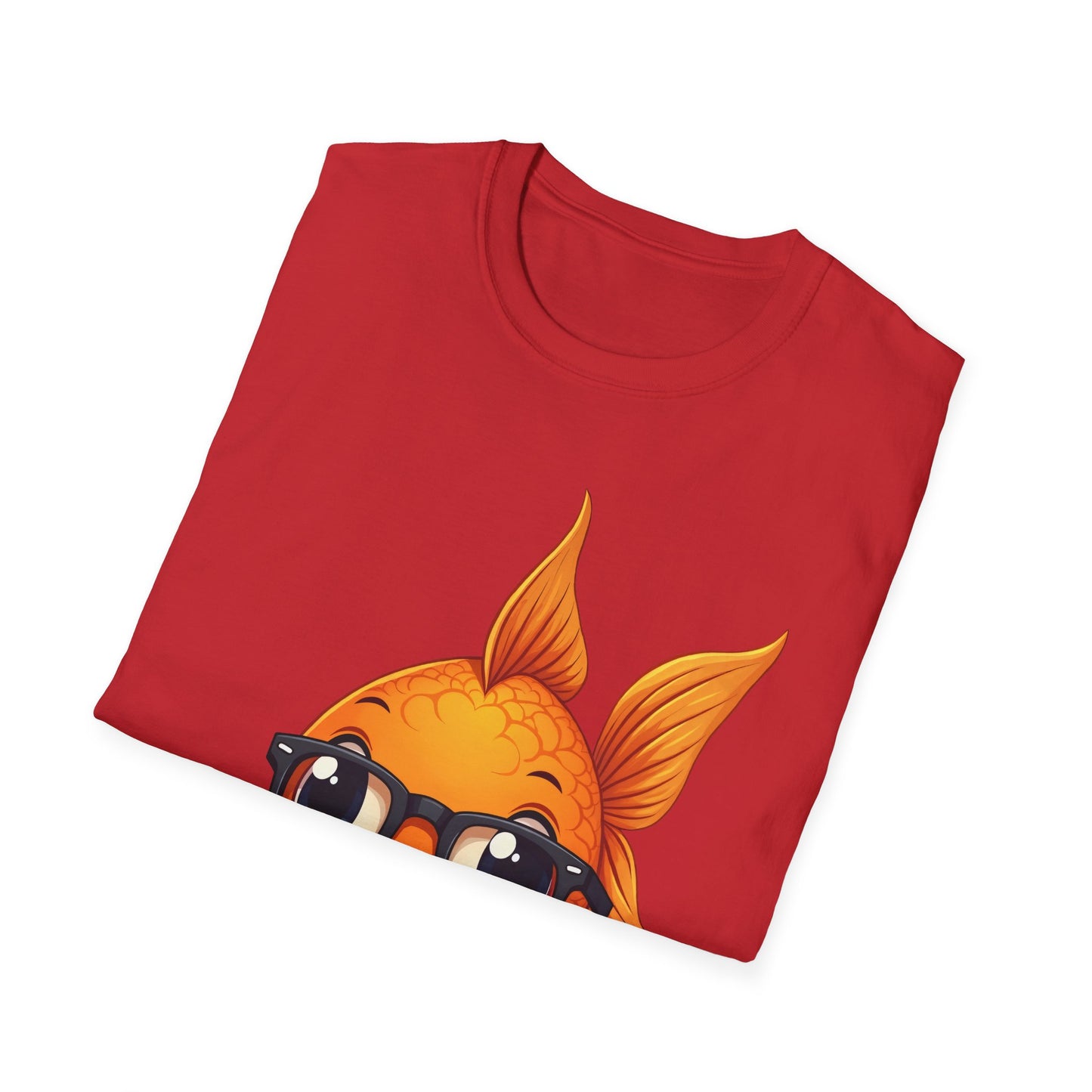 Goldfish Reading Book Unisex T-Shirt - Smart Goldfish Tee
