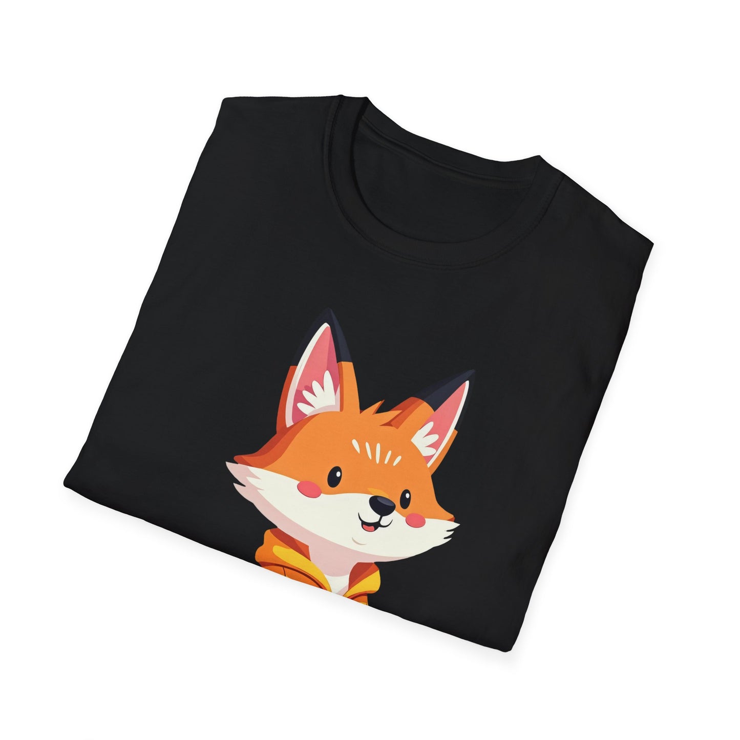 Fox in a Hoodie T-Shirt - Comfy Fox Tee