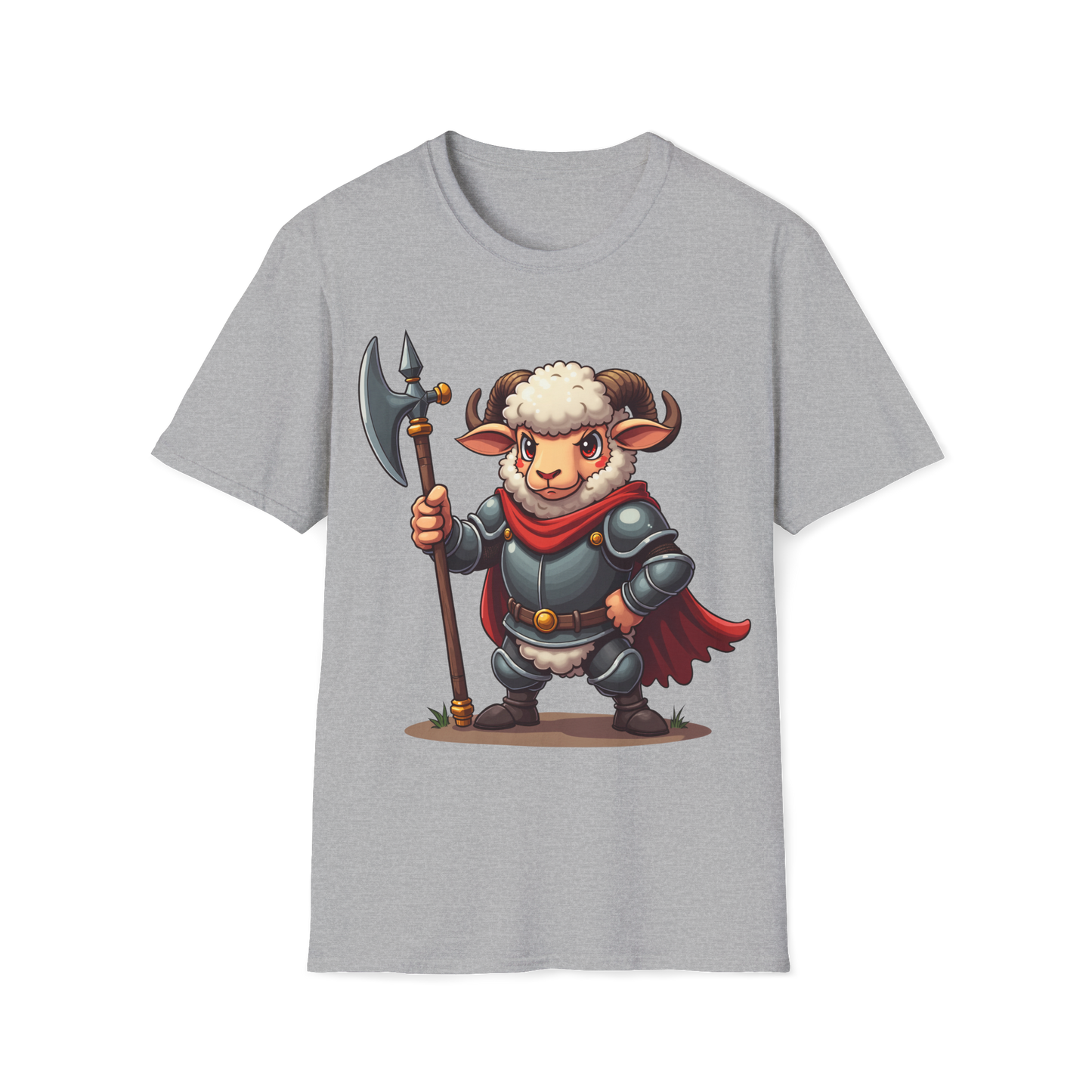 Medieval Ram T-Shirt - Ram wearing Armor Tee