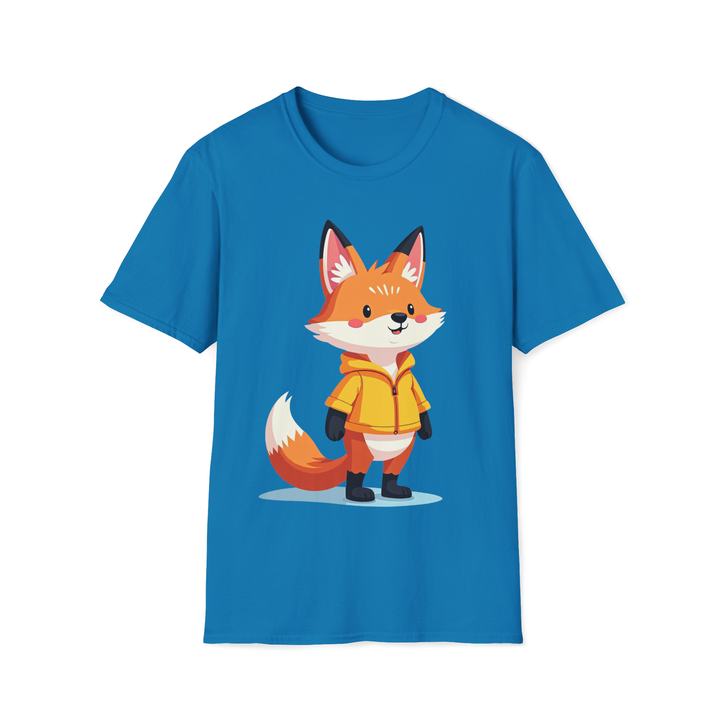 Fox in a Hoodie T-Shirt - Comfy Fox Tee