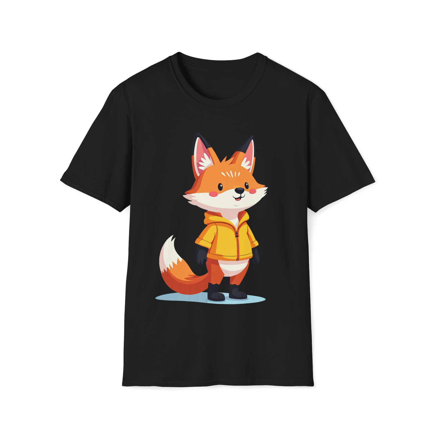 Fox in a Hoodie T-Shirt - Comfy Fox Tee