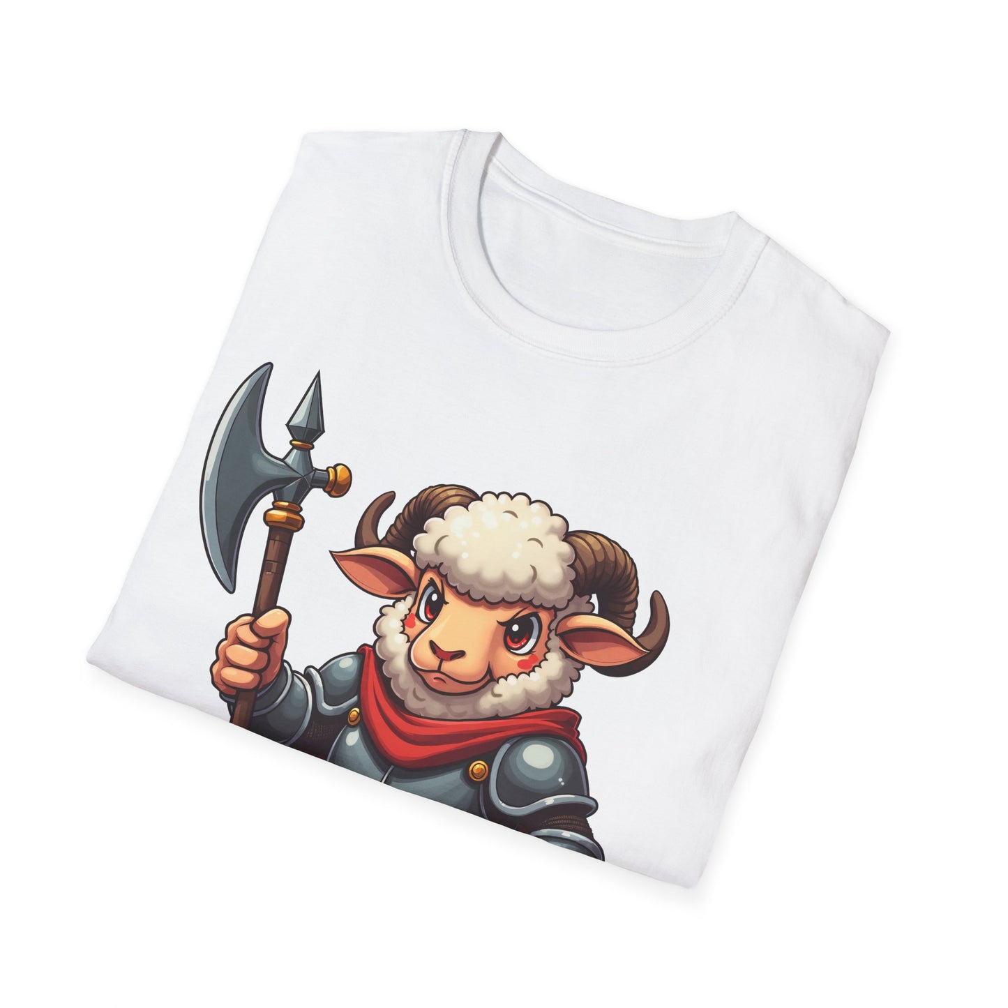 Medieval Ram T-Shirt - Ram wearing Armor Tee