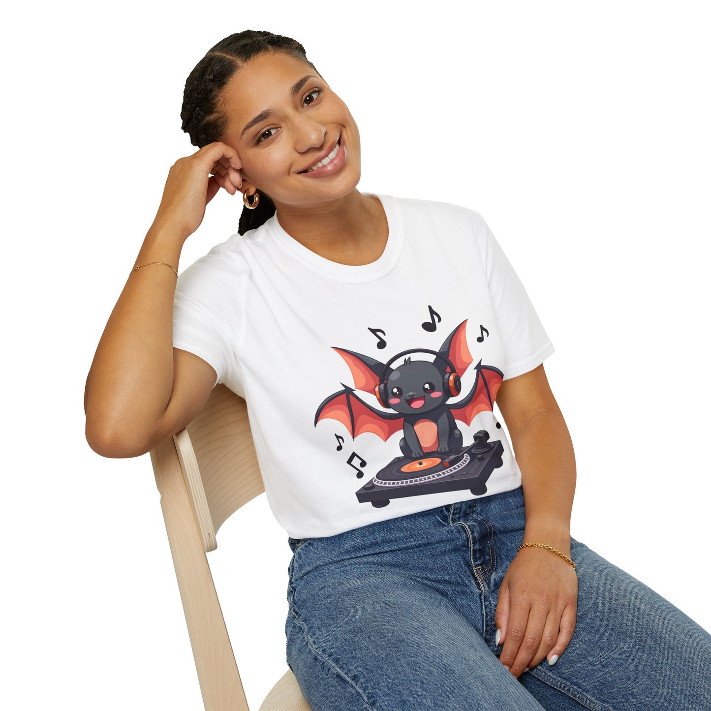 Bat DJ T-Shirt - Bat at a Party Tee