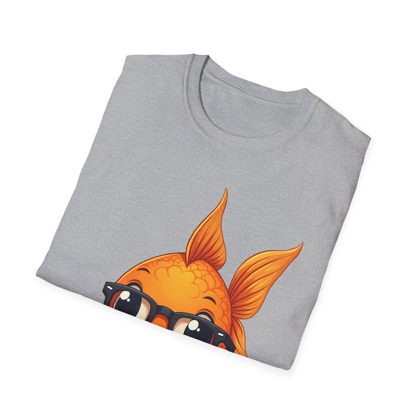 Goldfish Reading Book Unisex T-Shirt - Smart Goldfish Tee