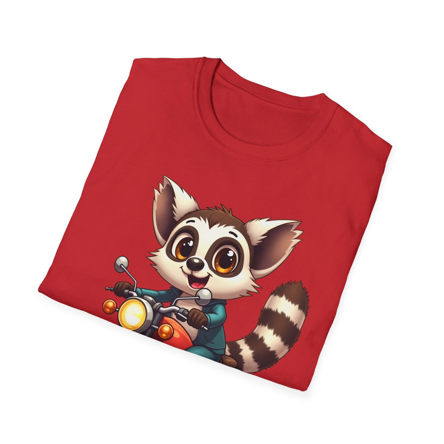 Lemur Motorcycle T-Shirt - Lemur riding a motorcycle