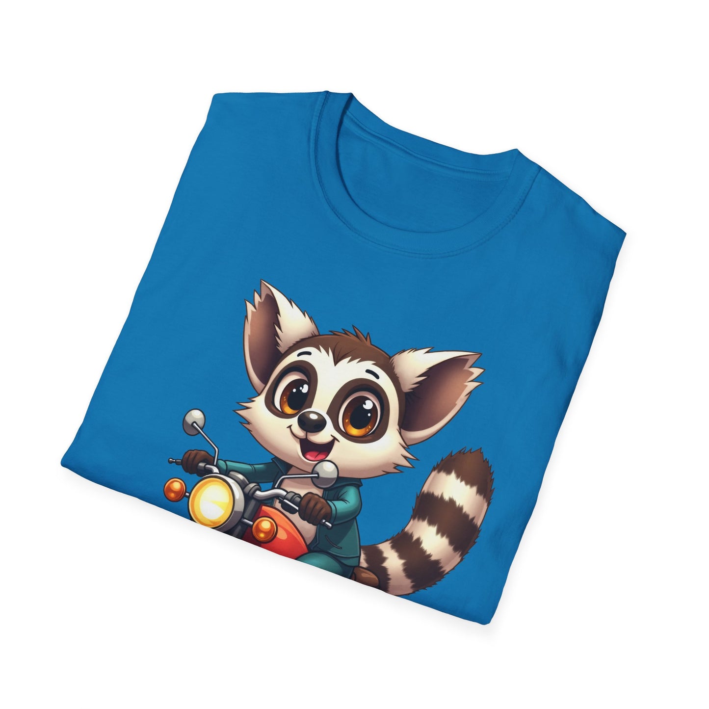 Lemur Motorcycle T-Shirt - Lemur riding a motorcycle