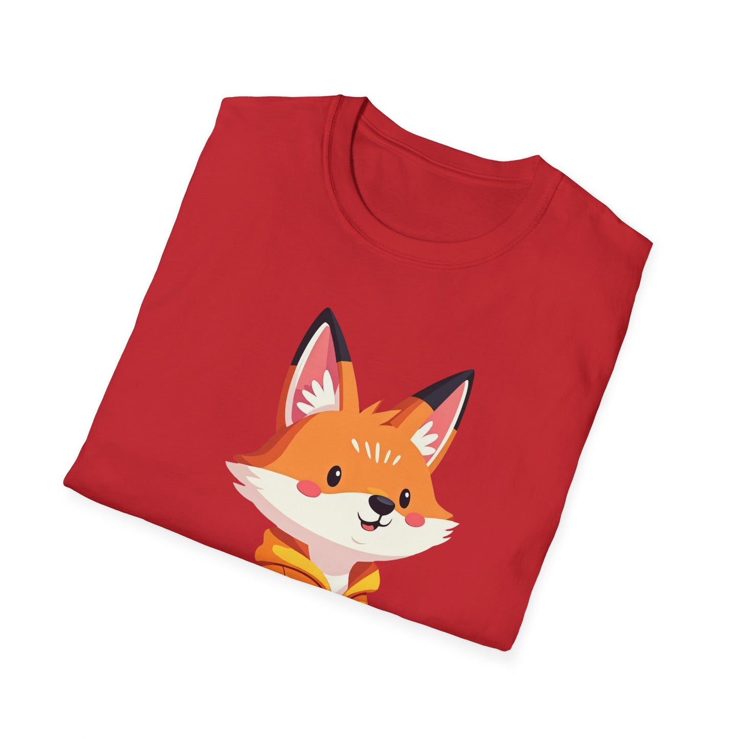 Fox in a Hoodie T-Shirt - Comfy Fox Tee