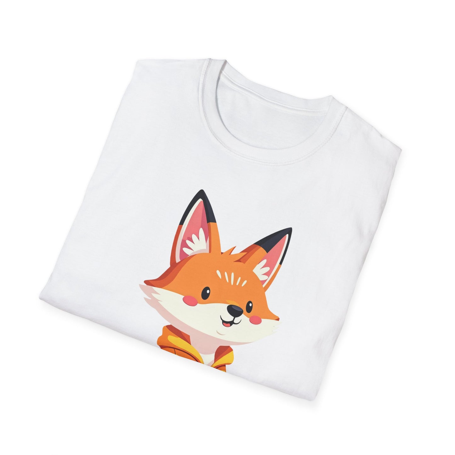 Fox in a Hoodie T-Shirt - Comfy Fox Tee