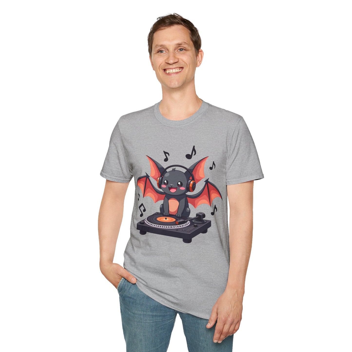Bat DJ T-Shirt - Bat at a Party Tee
