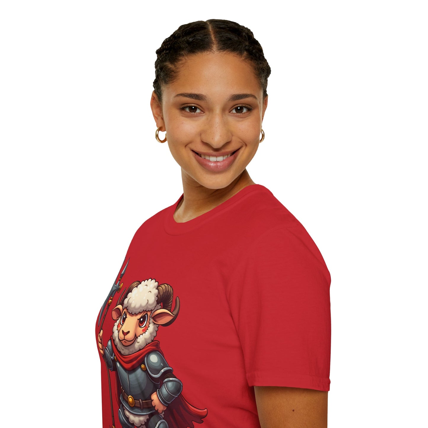 Medieval Ram T-Shirt - Ram wearing Armor Tee