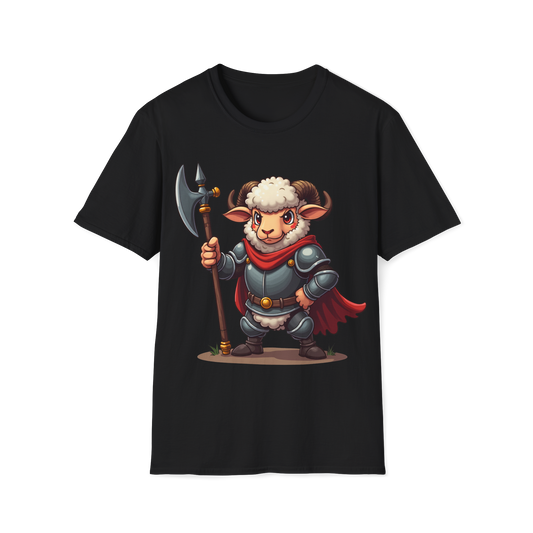Medieval Ram T-Shirt - Ram wearing Armor Tee