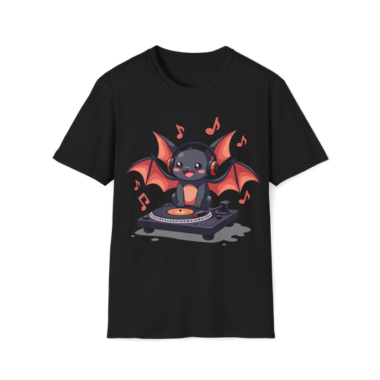 Bat DJ T-Shirt - Bat at a Party Tee